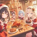 クリスマスのご馳走 2枚目