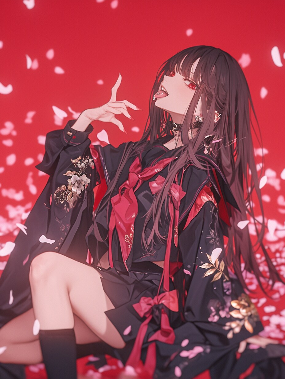 紅桜JK | の人気AIイラスト・グラビア