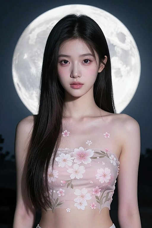 a large moon　２ | の人気AIイラスト・グラビア