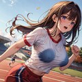 秋の女子陸上部 4枚目