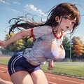 秋の女子陸上部 5枚目