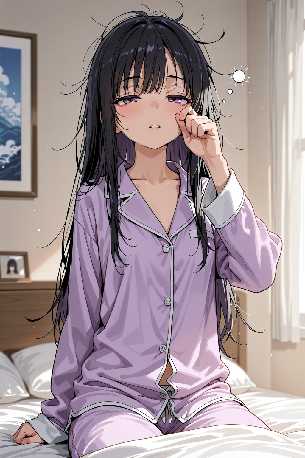 寝たはずなのに眠い | の人気AIイラスト・グラビア