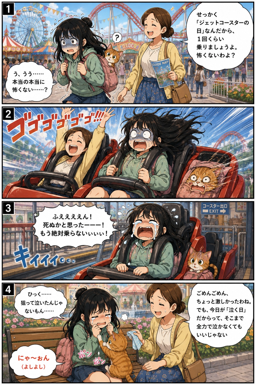 涙のコースターしょ～～！？