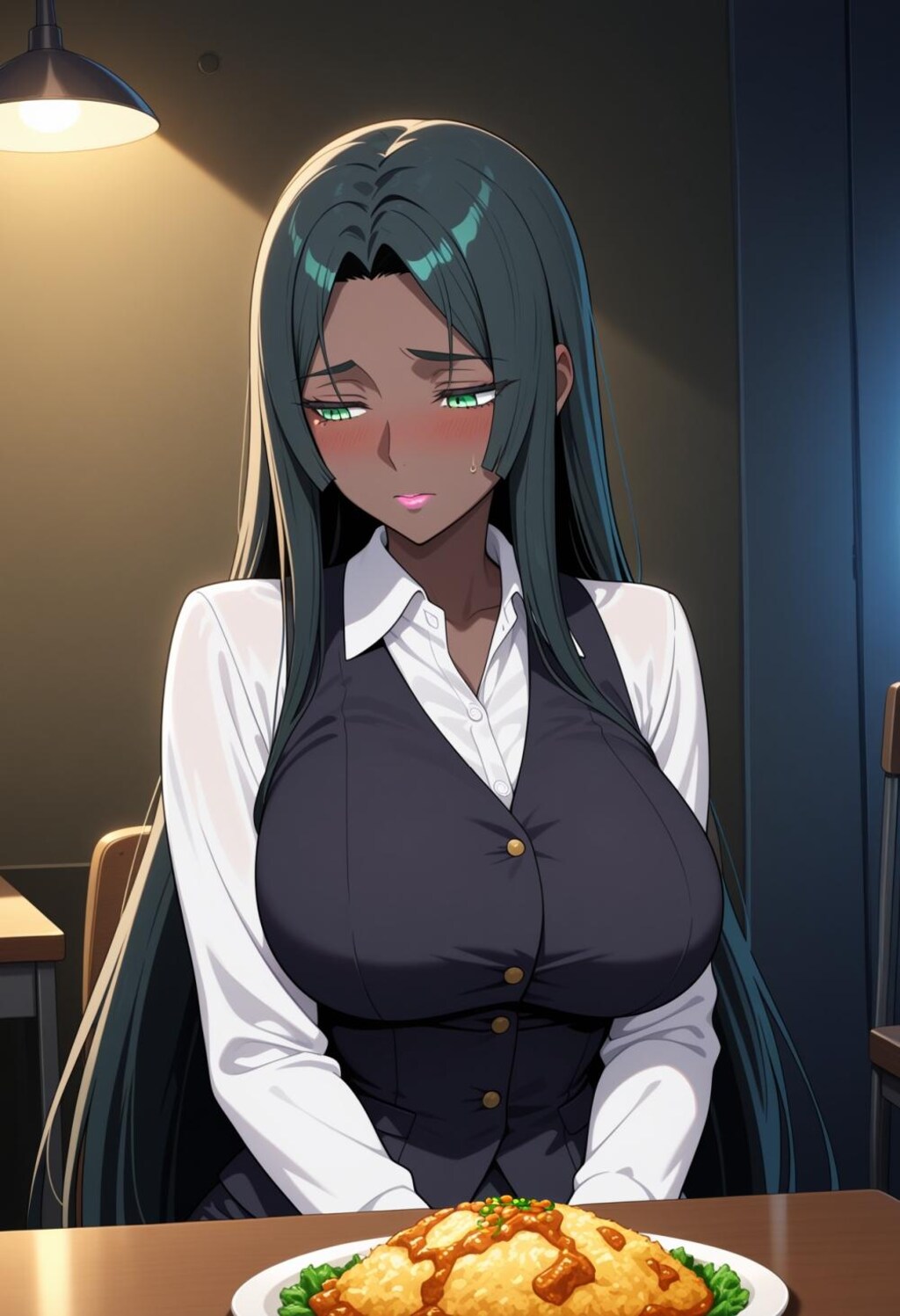 伏し目制服私服コスプレ文系人妻