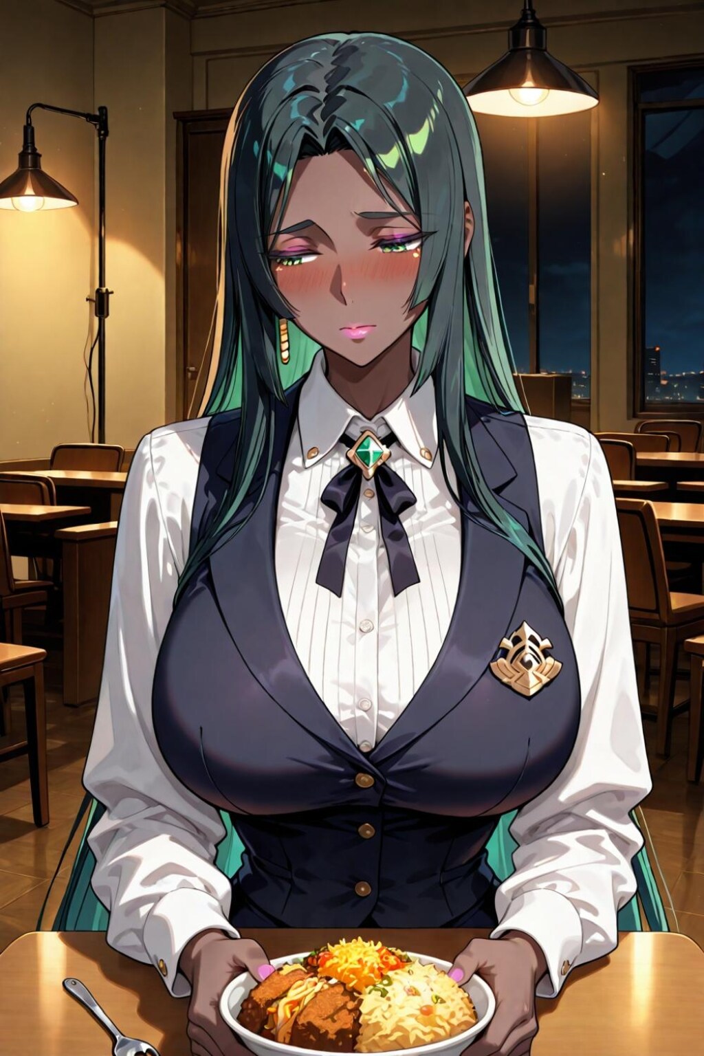 伏し目制服私服コスプレ文系人妻