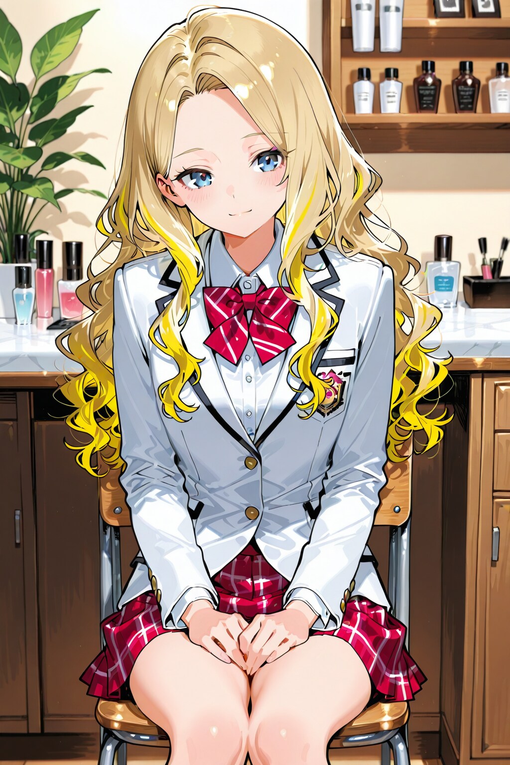 女子高生をコーディネート