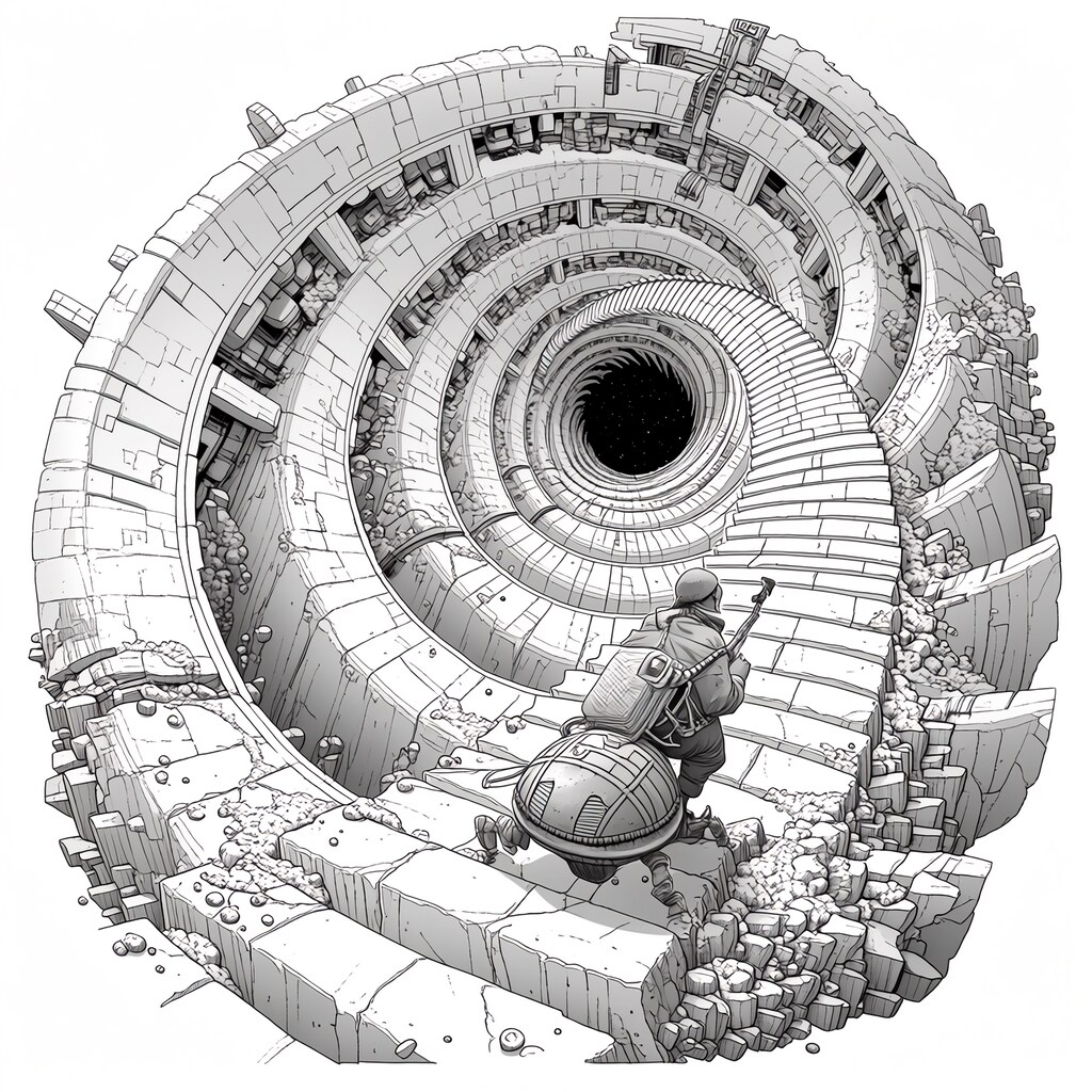 螺旋迷宮 | の人気AIイラスト・グラビア