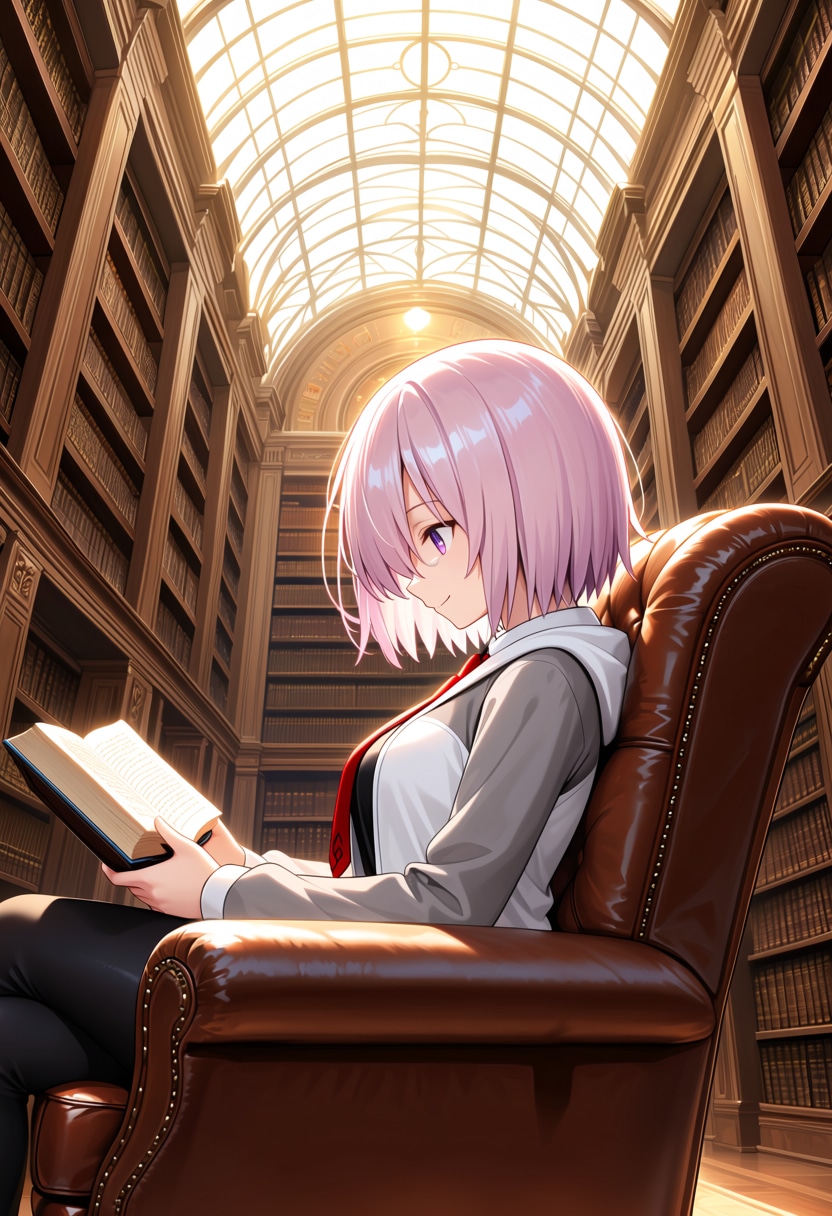 図書館の休息時間 | の人気AIイラスト・グラビア