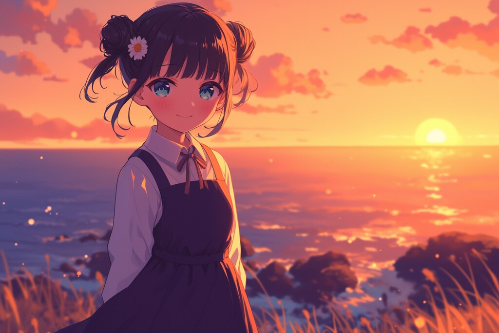 夕暮れのおだんごちゃん🍡✨132