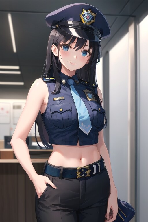 かっこかわいい婦警