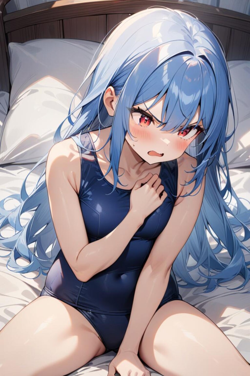 スク水を着てもらいました