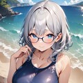 スク水を着てもらいました 4枚目
