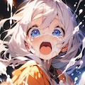 顔についた白い液体 9枚目