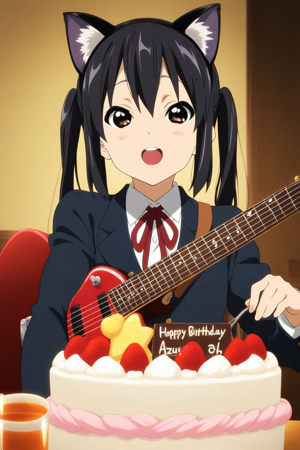 11月11日あずにゃん誕生日🎂❤️