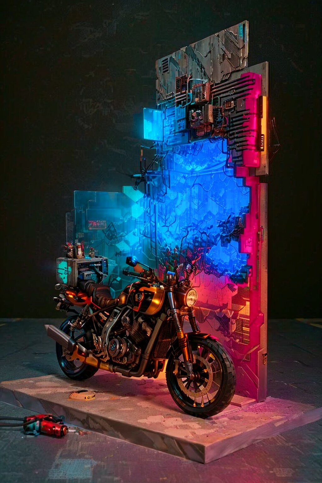 サイバーバイク模型