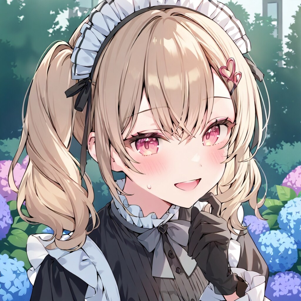 紫陽花館のメイドさん