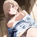 はだけた浴衣 2枚目