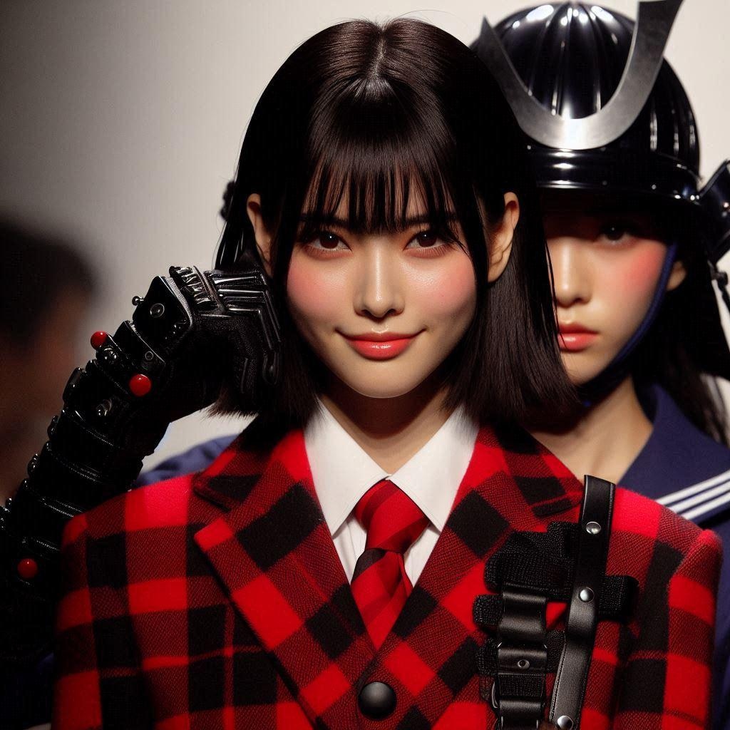 武装JKvs侍JKのファッションショー