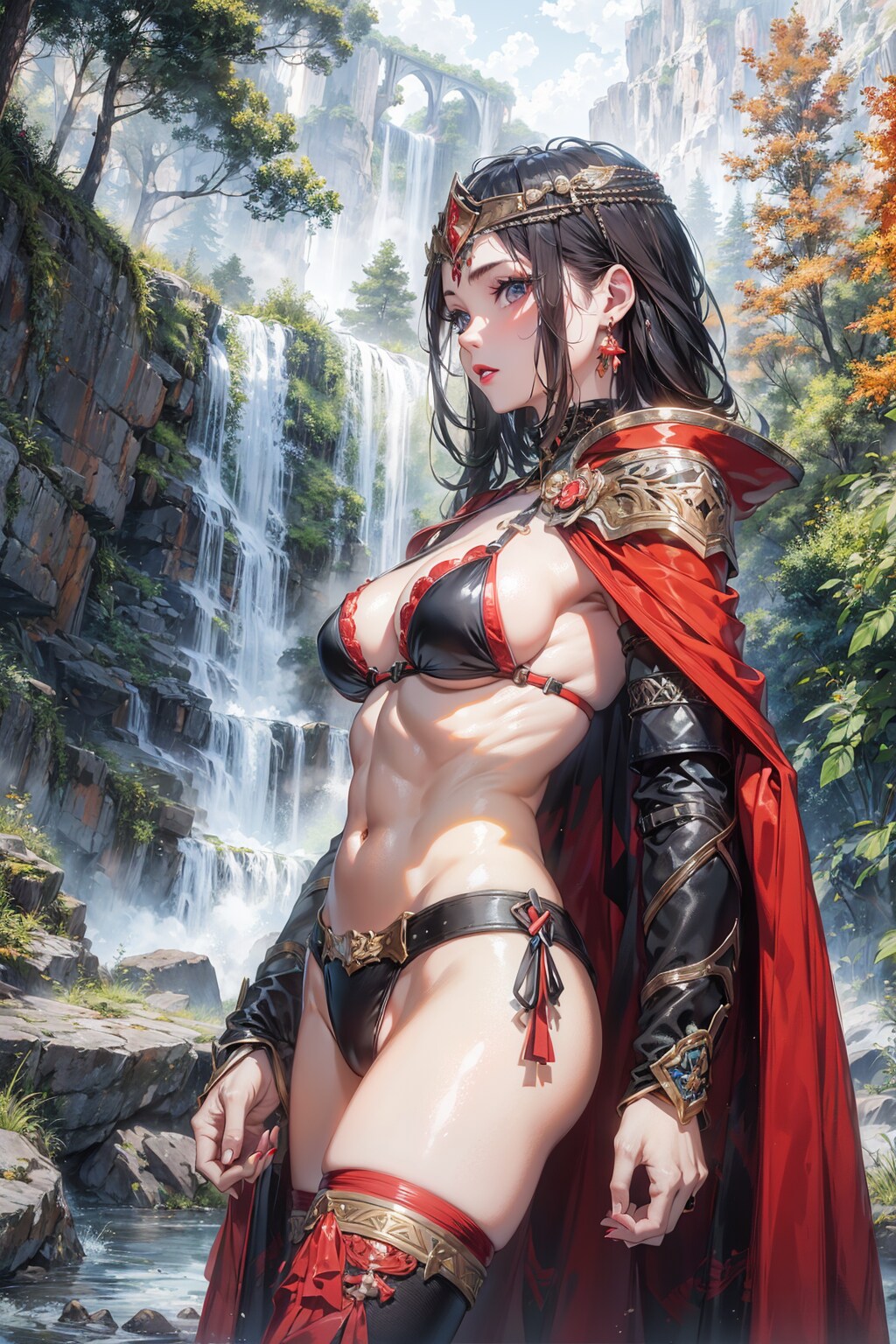 ビキニアーマー 大瀑布