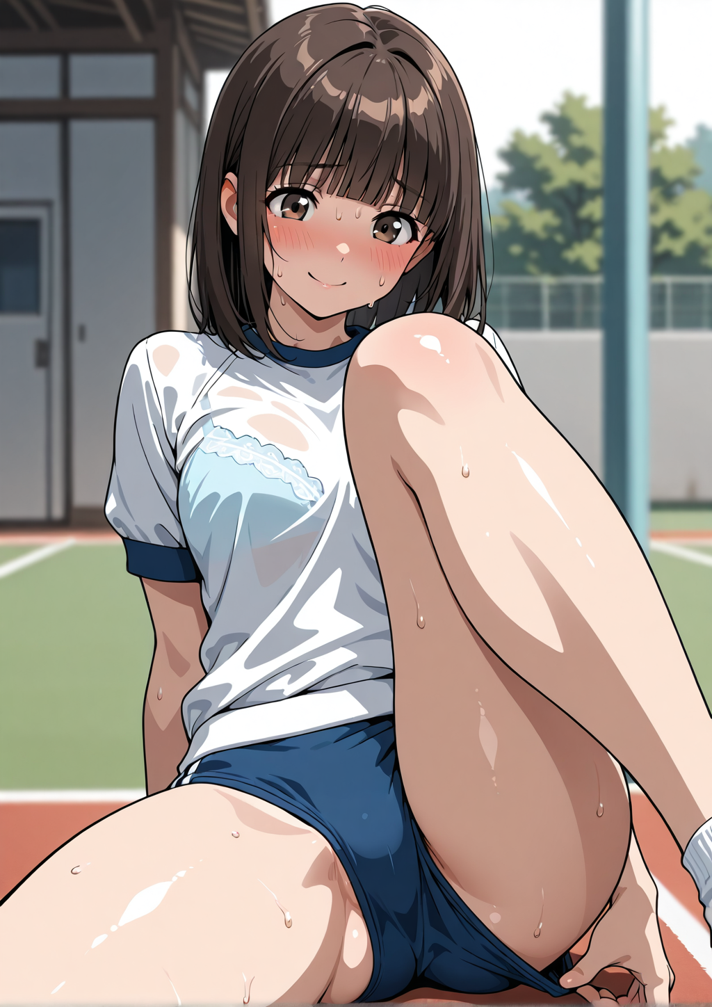 透けブラ体操着