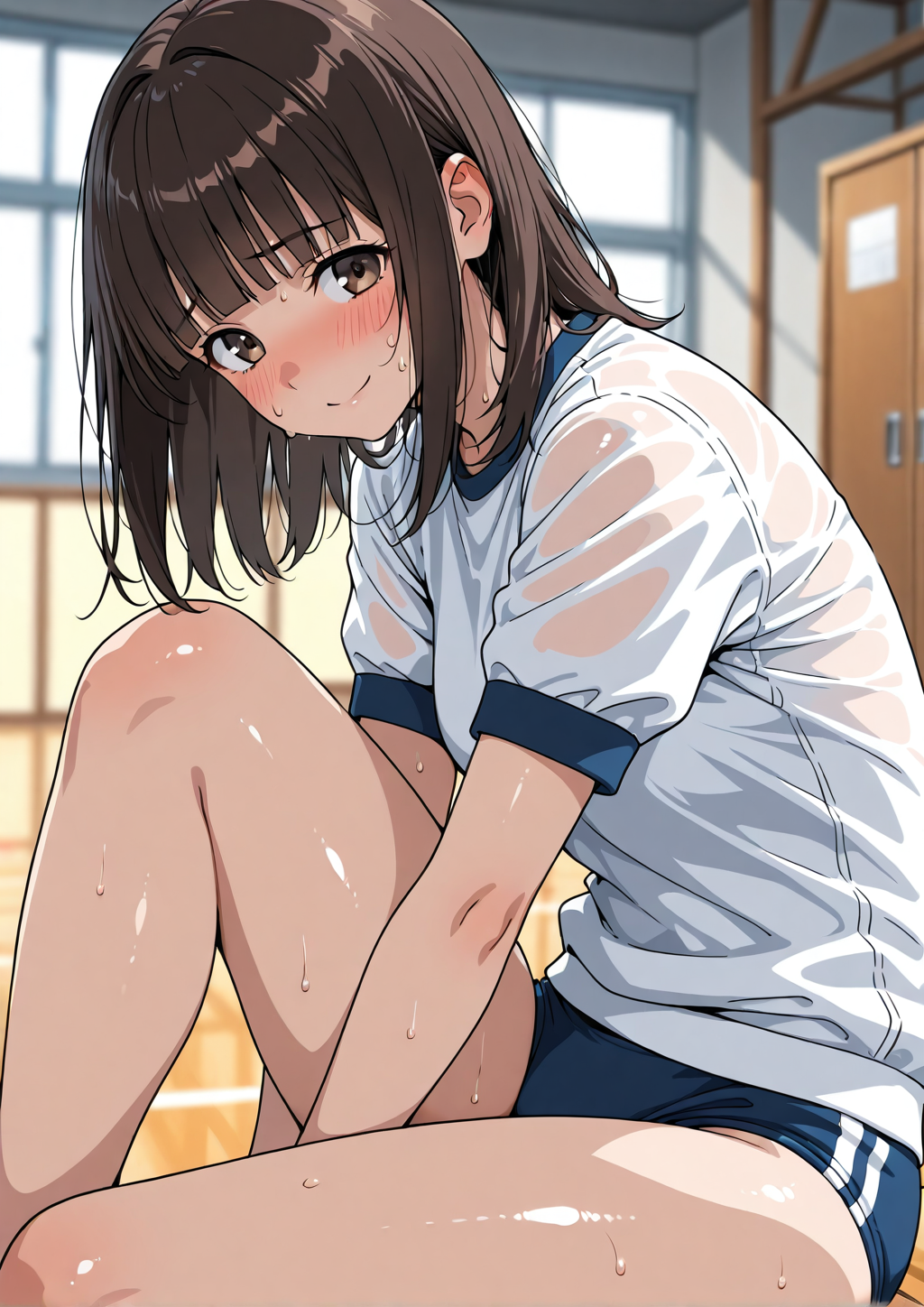 透けブラ体操着