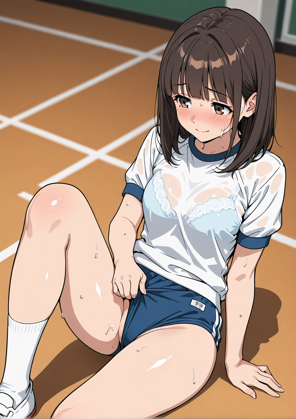 透けブラ体操着