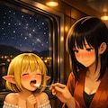 食堂車でプリン。（食堂車の日&プリンの日） 2枚目