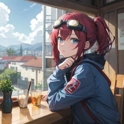 ゴーグルの彼女