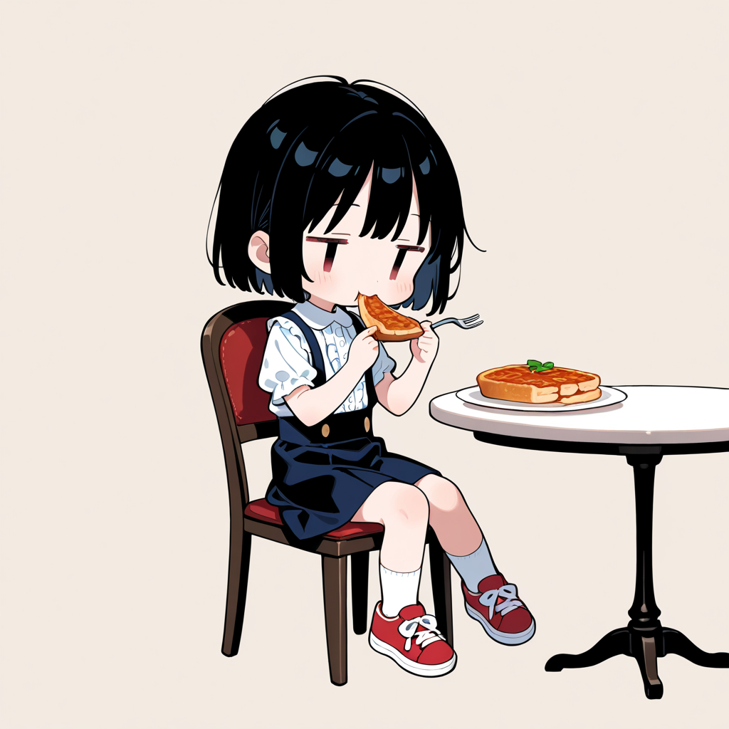 ポークステーキを食べる | の人気AIイラスト・グラビア