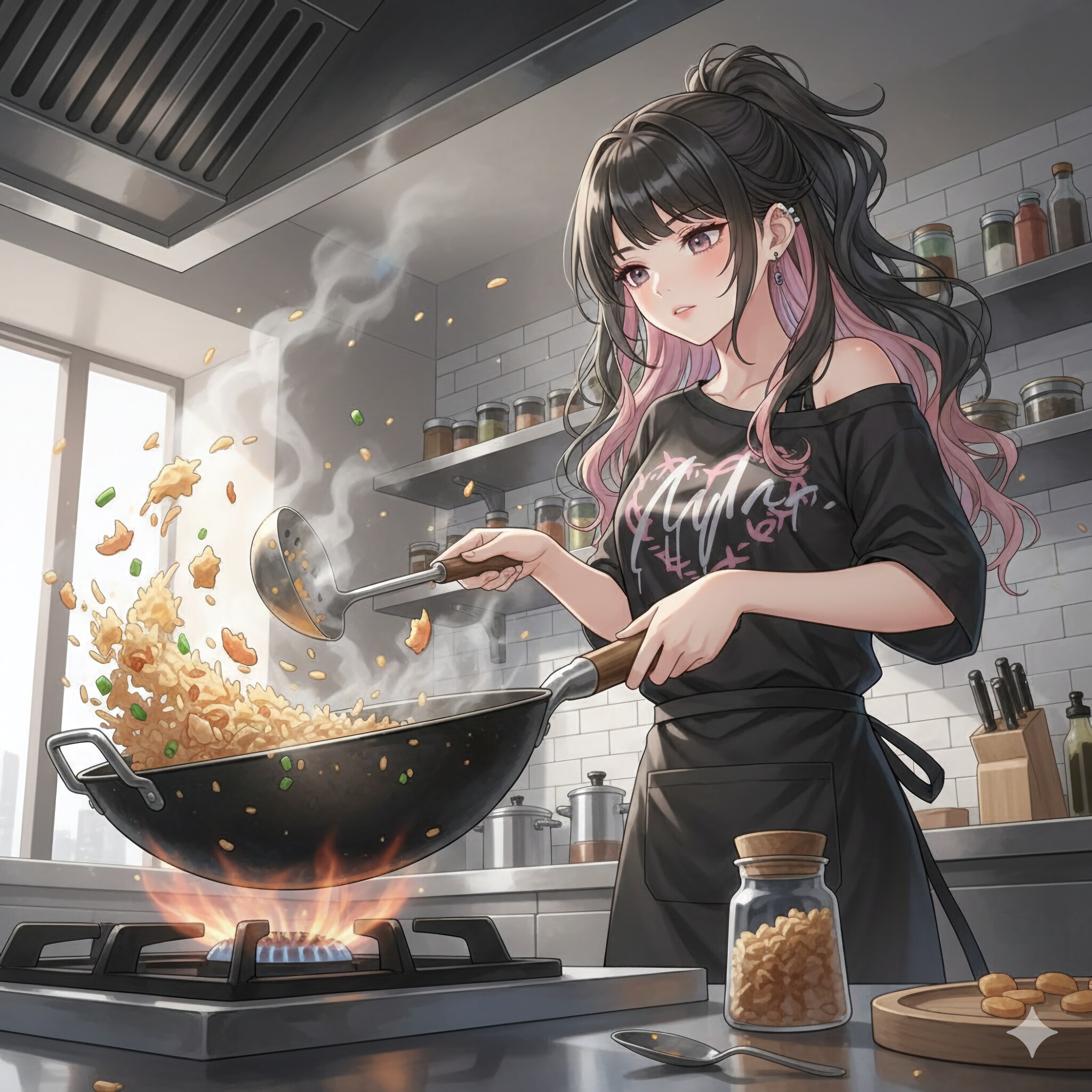 直火の威力