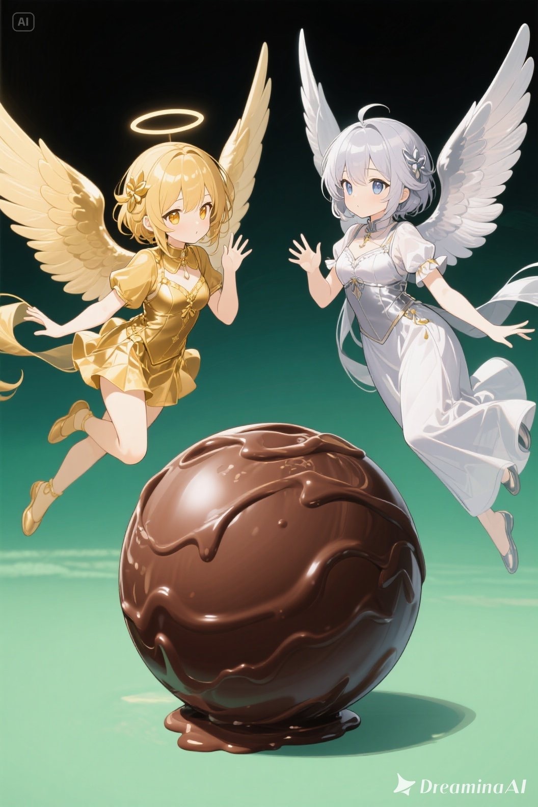 金と銀のエンゼル626 | の人気AIイラスト・グラビア