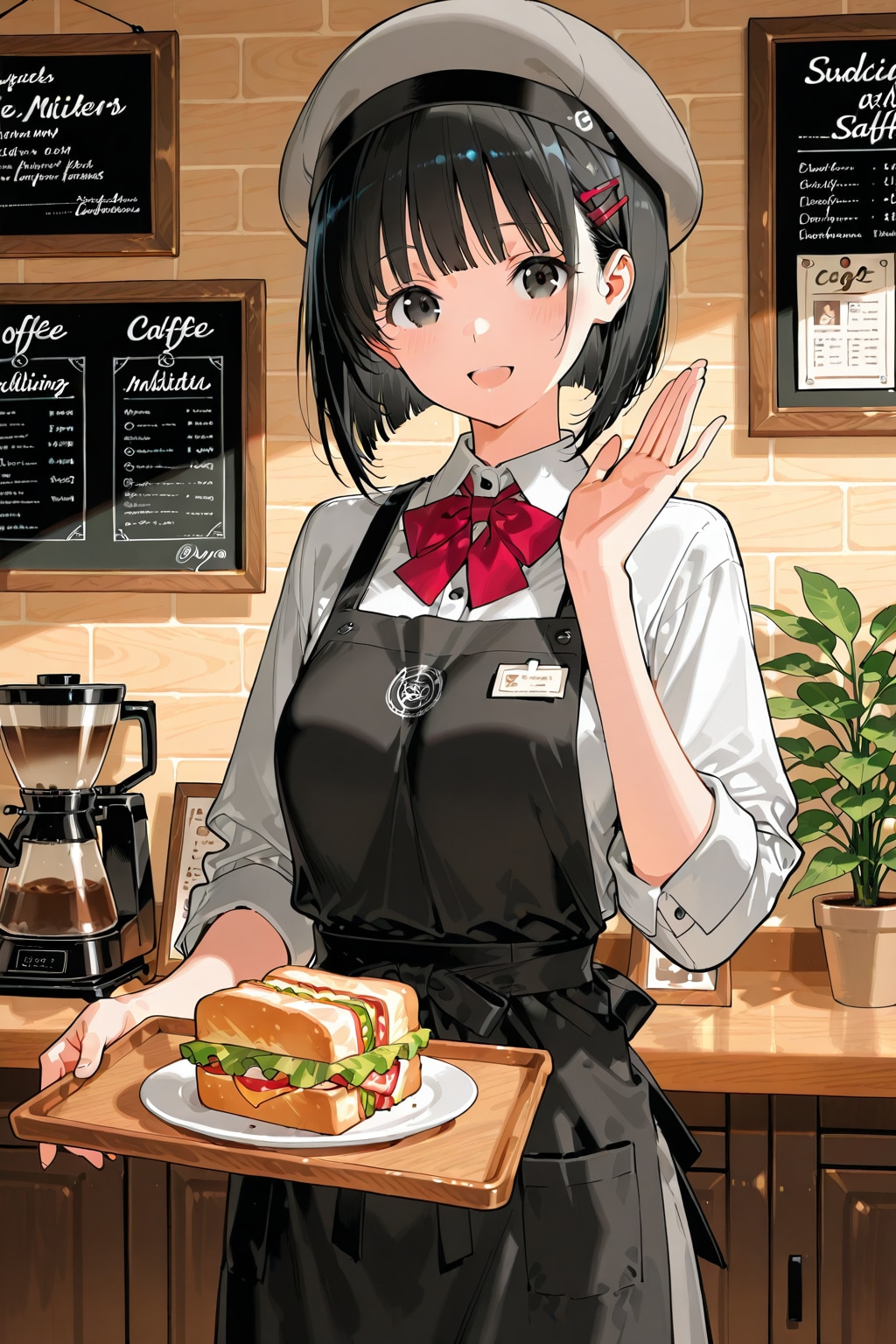 妹ちゃん✨カフェへようこそ‼️🥰☕️✨１６８ | の人気AIイラスト・グラビア