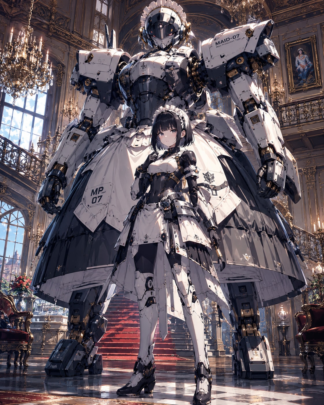 戦うメイドさん