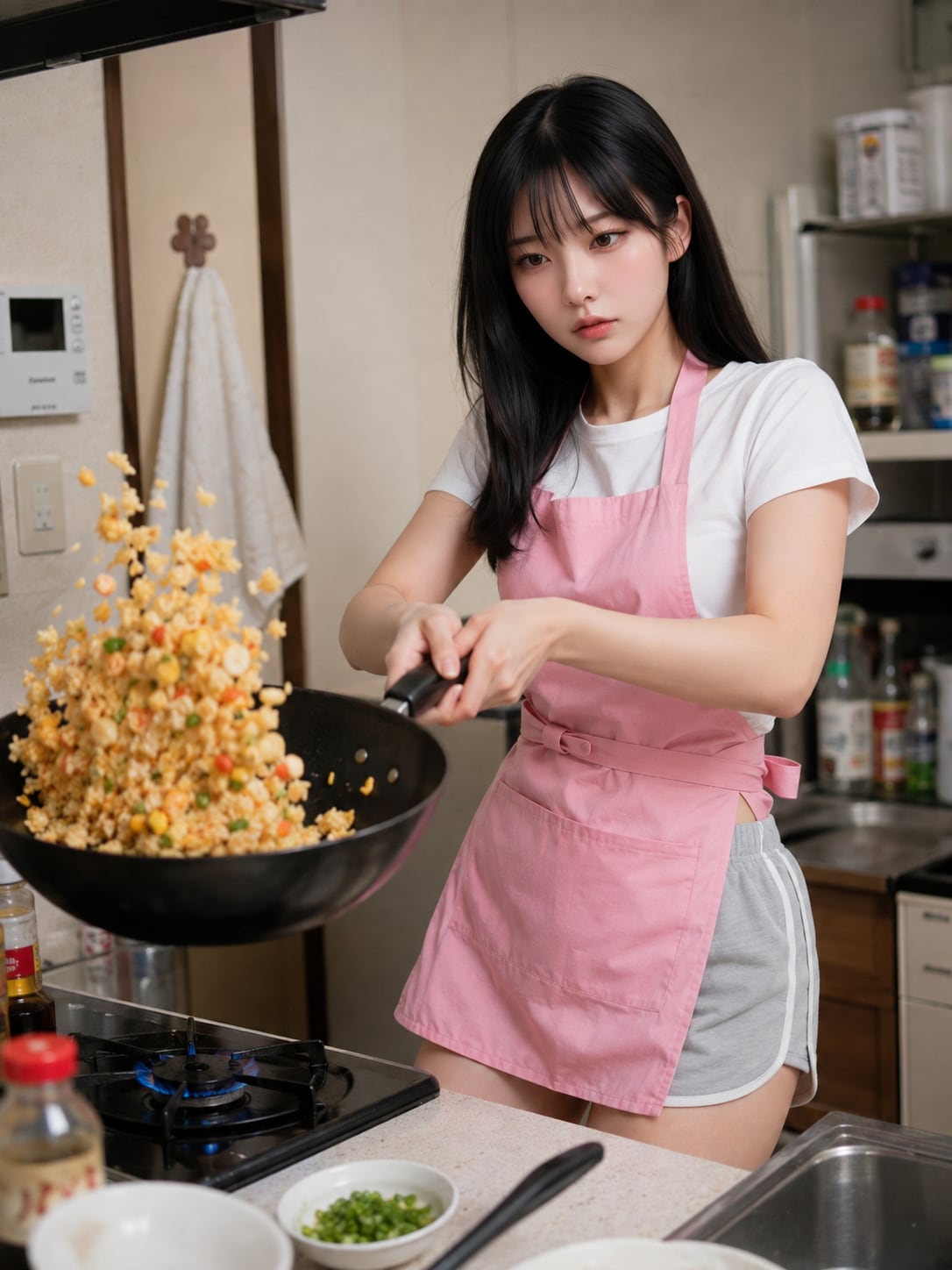 【ウチの娘シリーズ】美沙さんがチャーハンを作ってくれた