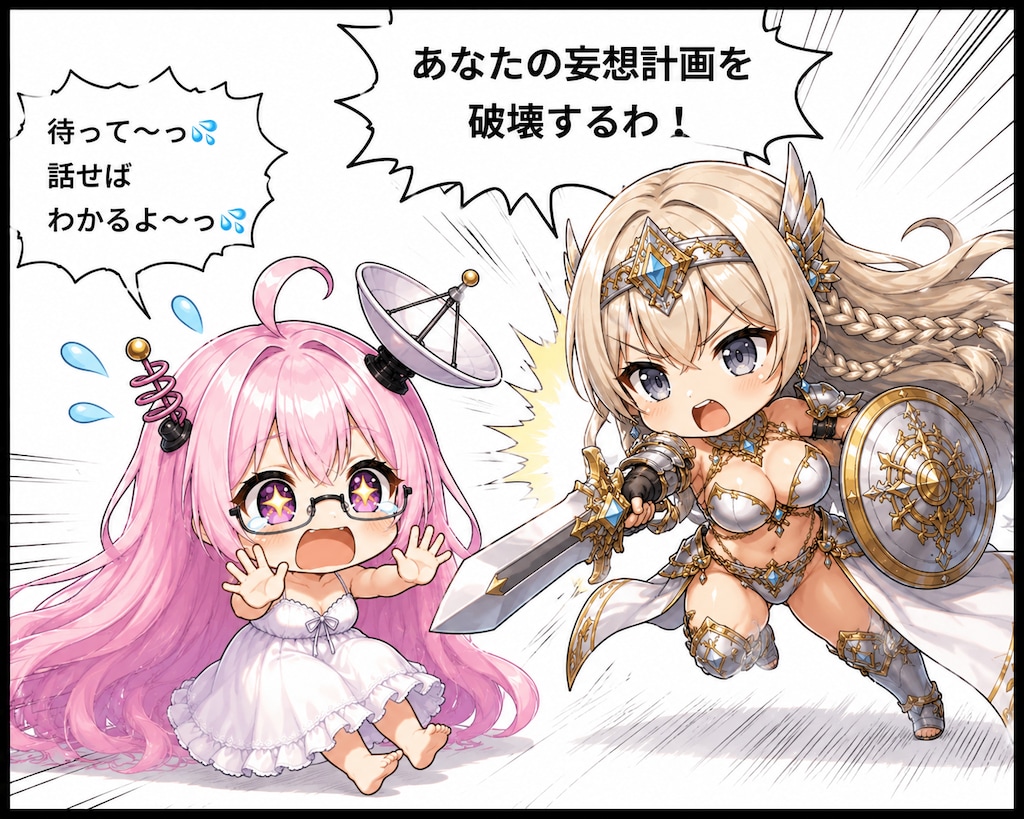 妄想計画破壊乙女の使命−作者へのツッコミ−