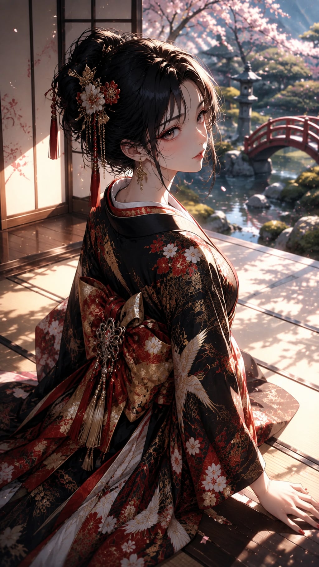 和風美麗イラスト生成GPT：カスタムGPT（GPTs）で作ったイラスト集  #ChatGPT #カスタムGPT #GPTs #AIイラスト #画像生成AI #AI活用 #美麗イラスト #和風美麗イラス