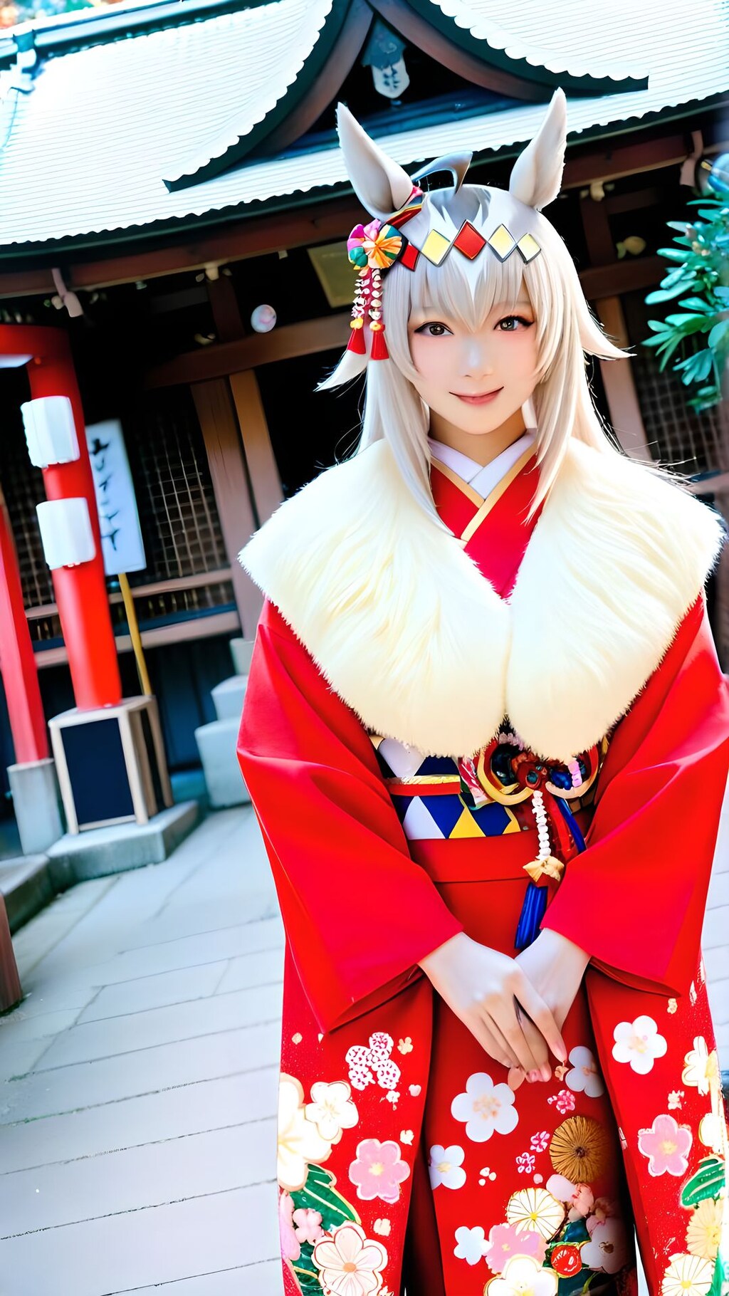 ウマ年の初詣 1