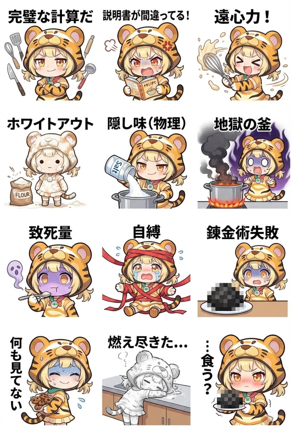 虎娘ちゃんのスタンプ