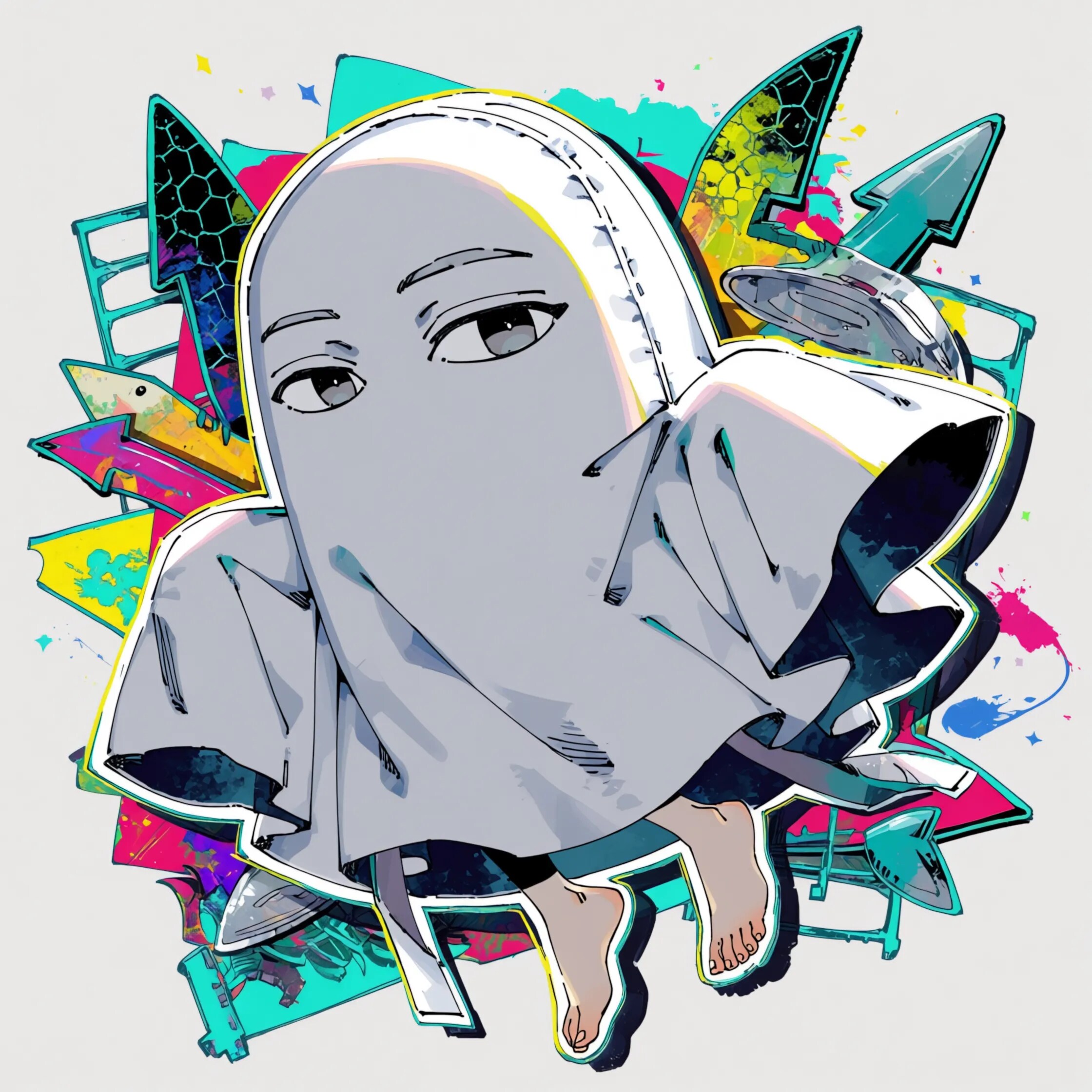 メジェド⋯様？ | の人気AIイラスト・グラビア
