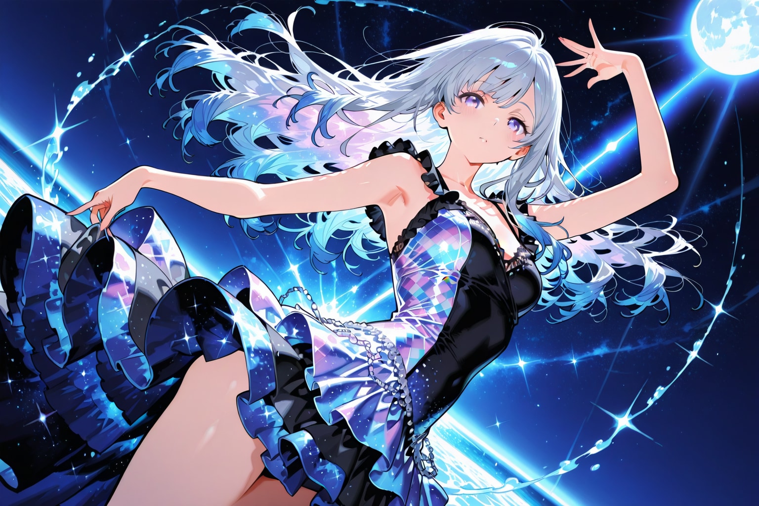 月夜舞 | の人気AIイラスト・グラビア