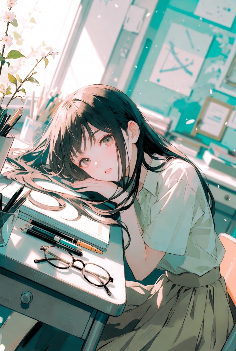 悩み？なーんだ、そんな事かー | の人気AIイラスト・グラビア