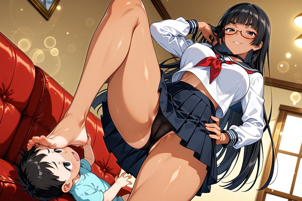 足でふみふみ香織姉ちゃん