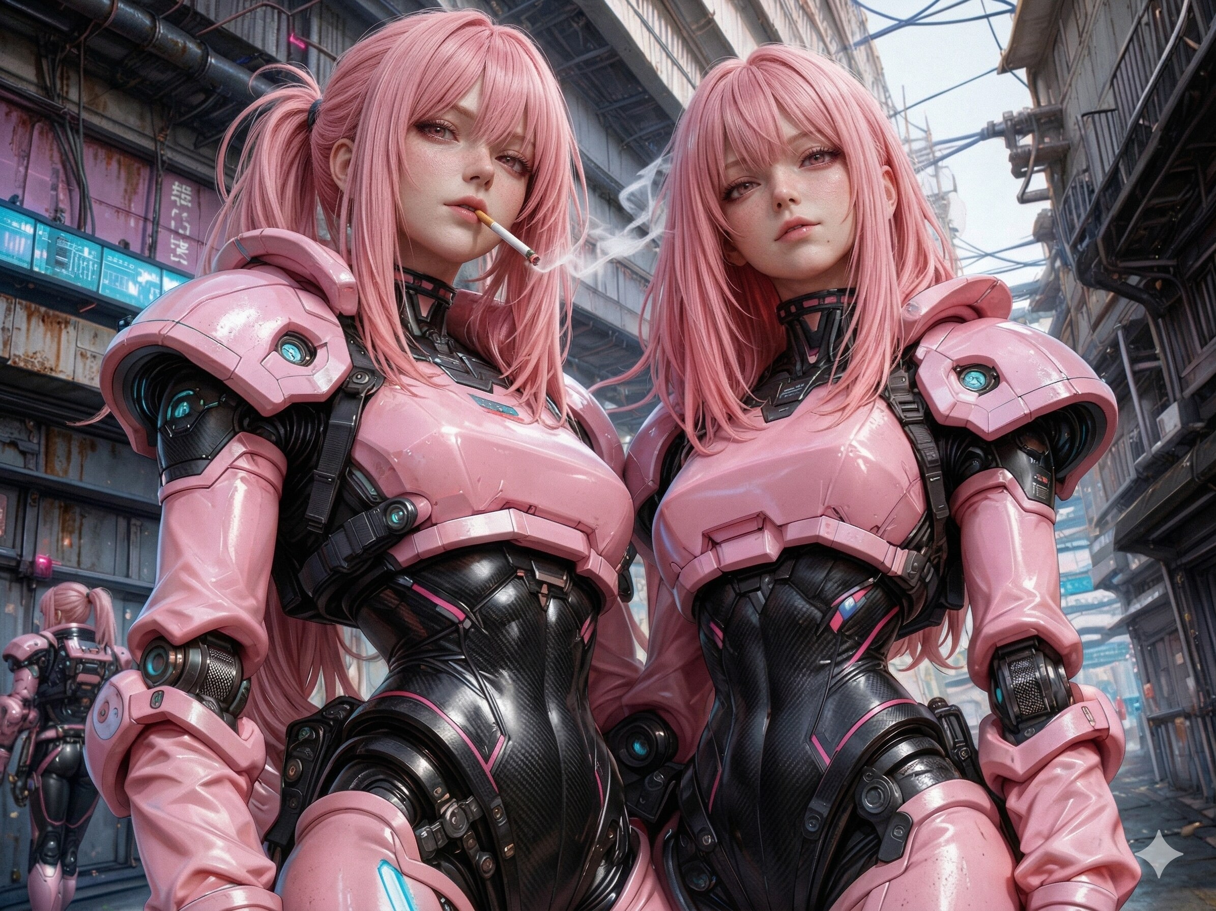 Twins? No, we're sisters. | の人気AIイラスト・グラビア