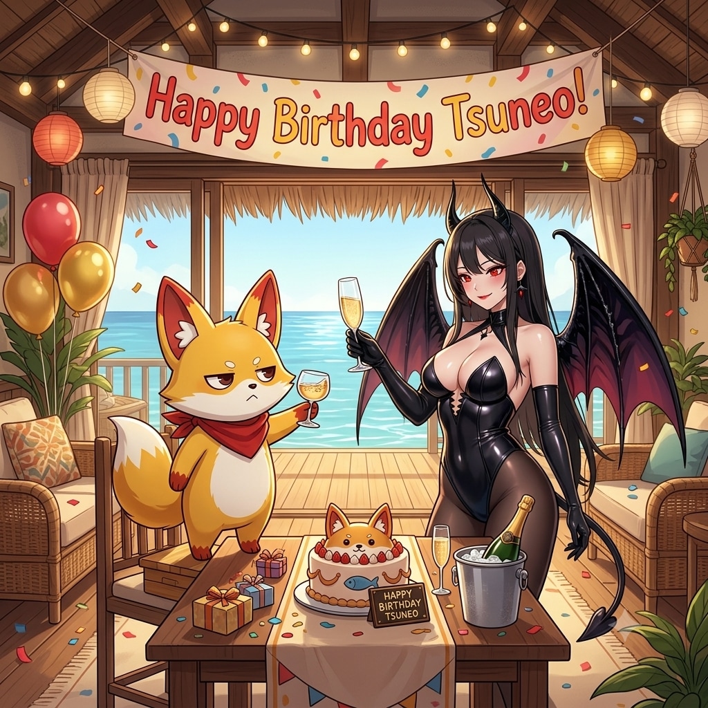 つねおの誕生日（8月1日）【Gemini】