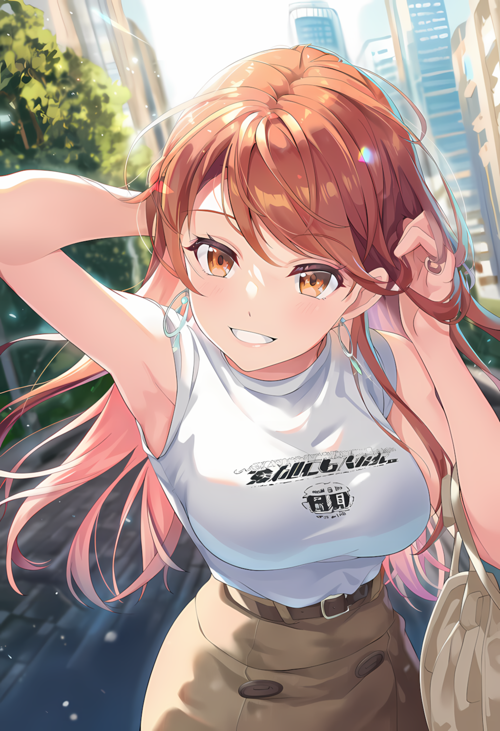 ノノカちゃんの通勤グラビア：CanCam風3連発