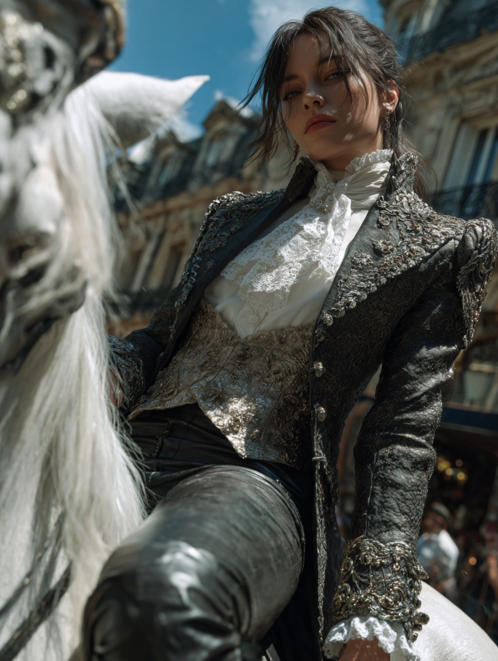 欧州貴族に扮した執事ちゃん