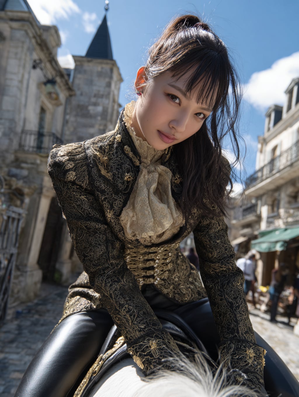 欧州貴族に扮した執事ちゃん