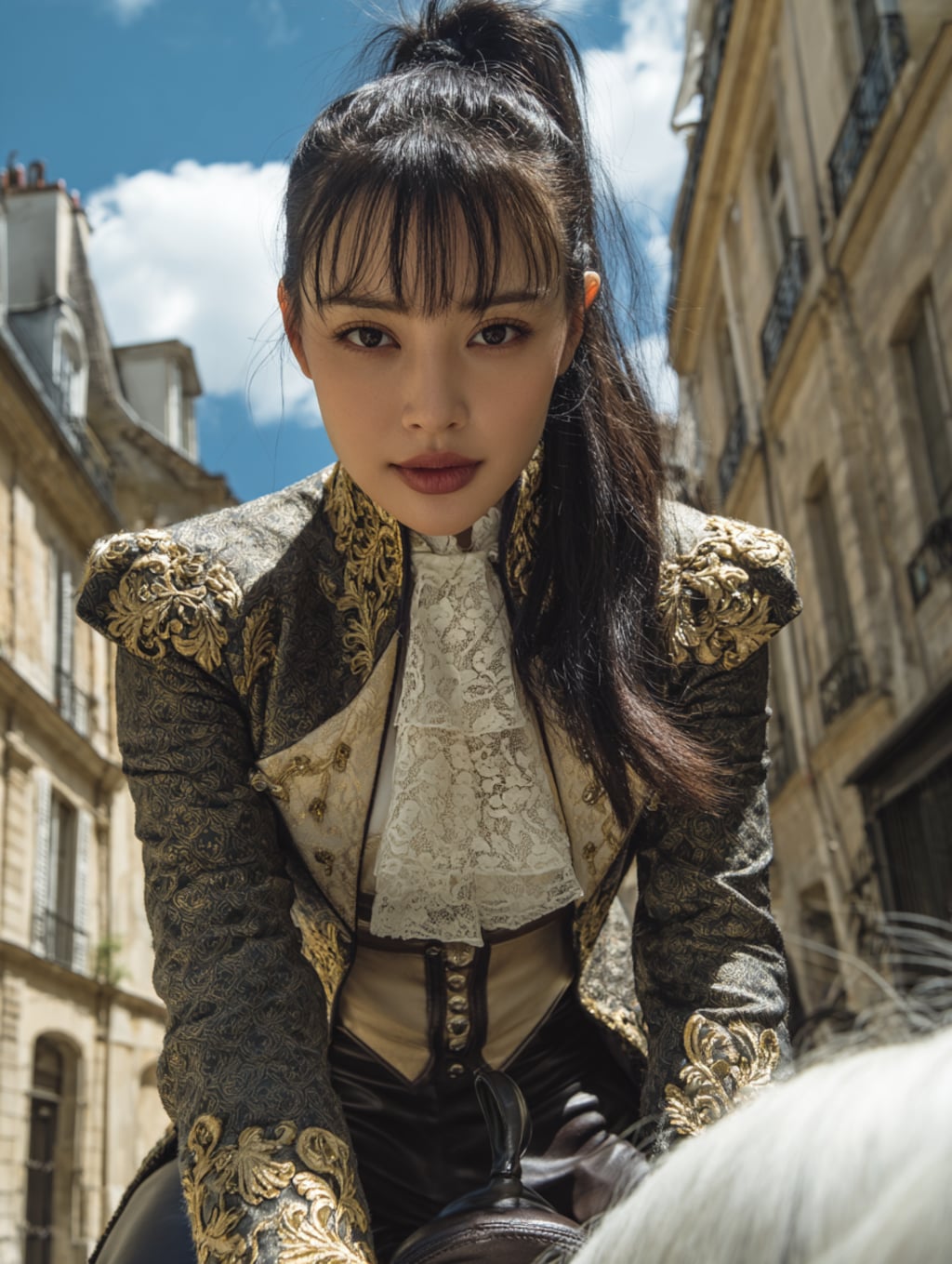 欧州貴族に扮した執事ちゃん