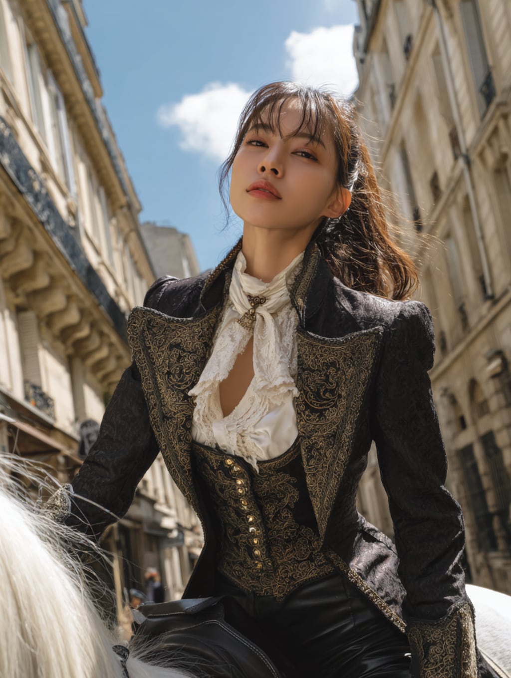 欧州貴族に扮した執事ちゃん