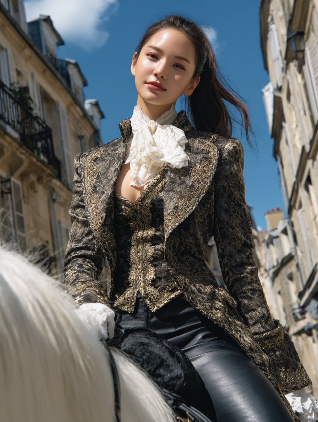 欧州貴族に扮した執事ちゃん